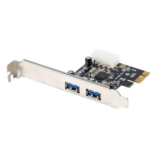 Karta Lanberg PCI express z 2 zewnętrznymi portami USB-A 3.1