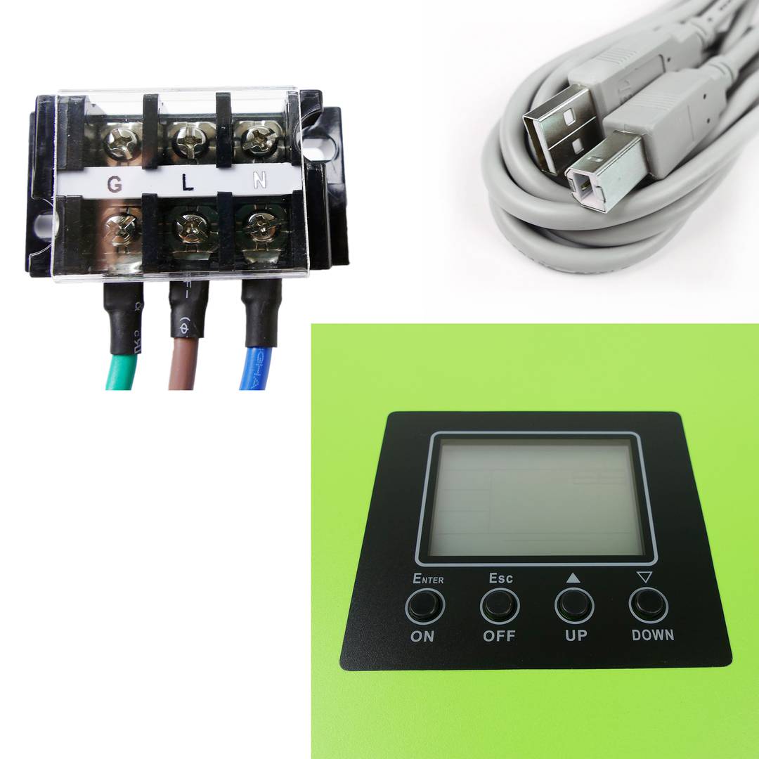 Onduleur à onde pure hybride photovoltaïque PV 3 KVW InfiniSolar