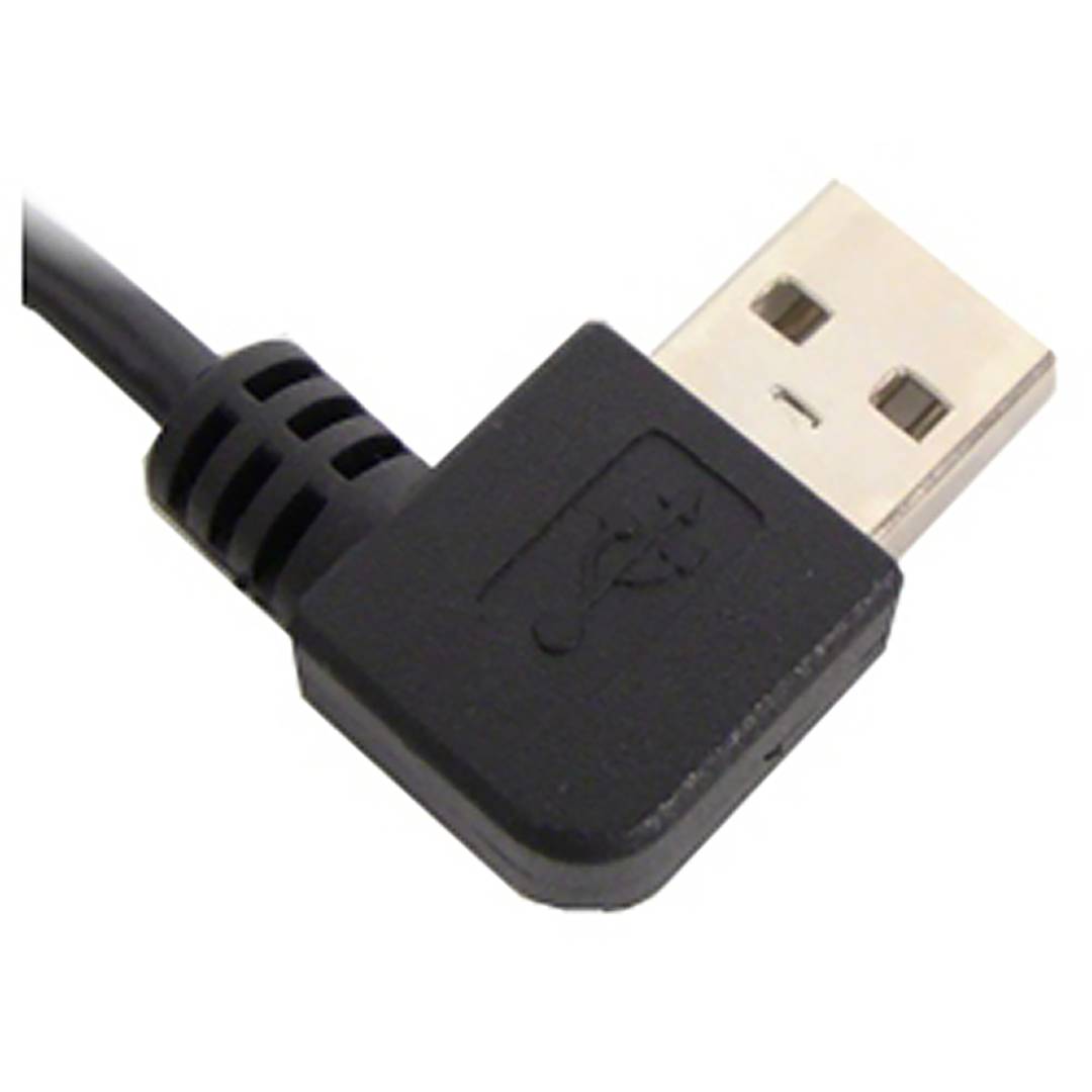 Cable USB 2.0 (AM acodado/AH) 1.8m