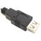 Cable USB 2.0 (AM acodado/AH) 1.8m