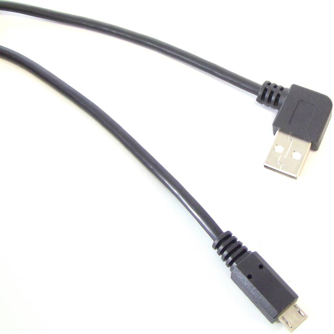 USB 2.0 (AM elbow/MicroUSB-M type B) 1m