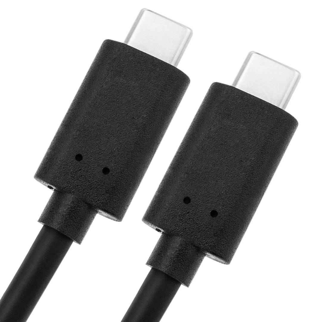 Cable USB tipus C 2.0 Gen 1 mascle a mascle de 1.8 m en color negre