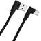 Cavo USB A 2.0 angolato a USB C angolato 1m intrecciato