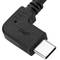 Cable USB-C 3.1 mascle recolzat a USB-A 3.1 mascle colzat de 3 m color negre
