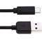 Cable de càrrega ràpida USB-C mascle a USB-A mascle 5V 4A 9V 3A de 50 cm
