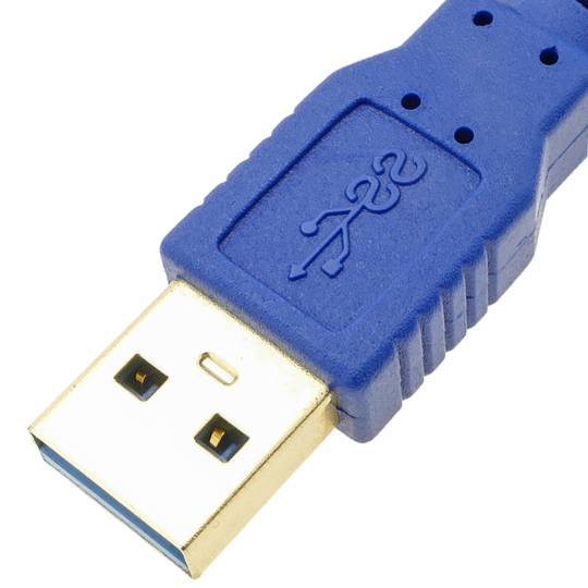 Câble rallonge USB 3.0 encastré pour panneau 50 cm Type-A Mâle à
