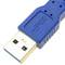 Przedłużacz USB 3.0 kabel 50 cm Typ-A męski a żeński niebieski