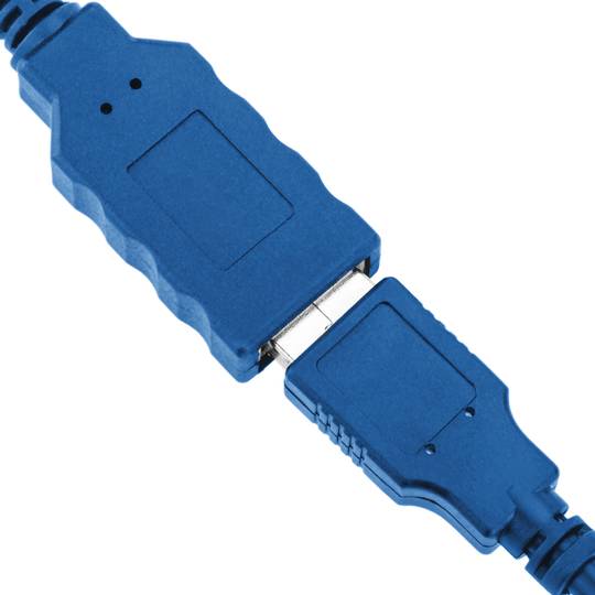 Przedłużacz USB 3.0 kabel 1 m Typ-A męski a żeński niebieski