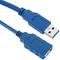 USB extension cable 3.0 2 m Type-A Male to Female blue