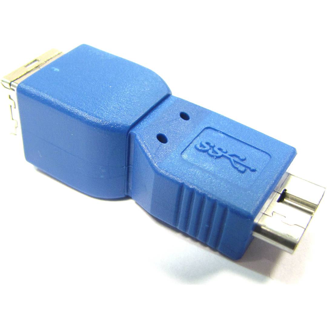 Pascua de Resurrección Inmunizar filete Adaptador USB 3.0 a USB 2.0 (MicroUSB B Macho a B Hembra) - Cablematic