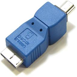 Adaptador USB 3.0 a USB 2.0 (Micro USB B Mascle a MiniUSB A Mascle)