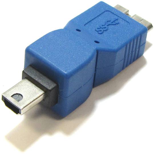 Adapter USB 3.0 to USB 2.0 (Micro USB to mini USB A Male B Male)