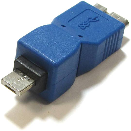 Adaptador USB 3.0 para USB 2.0 (Micro USB Micro USB Um macho para macho