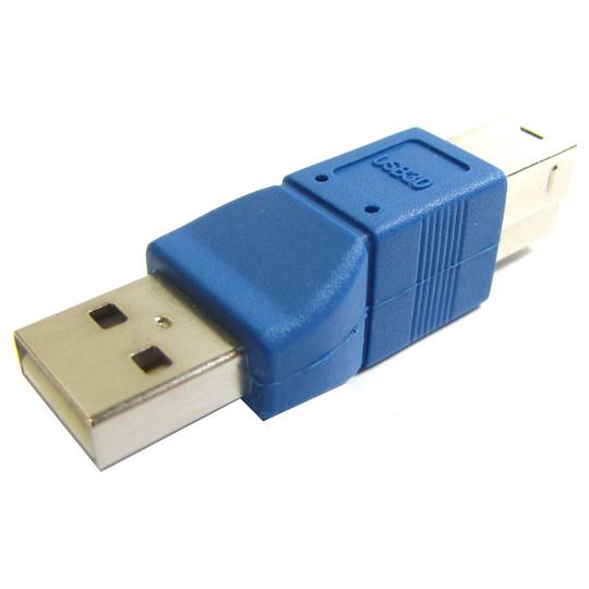 Adaptador USB 3.0 a USB 2.0 (B Macho a A Macho)