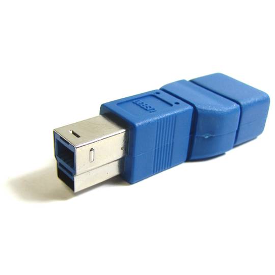 Adaptador USB 3.0 para USB 2.0 (B macho para uma fêmea)