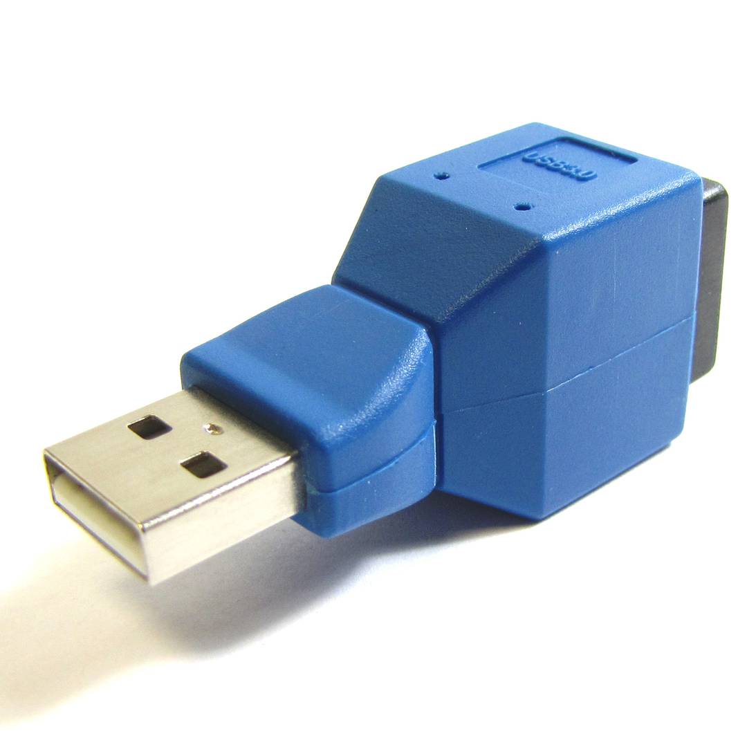 Adaptador USB 3.0 a USB 2.0 (B Hembra a A Macho)