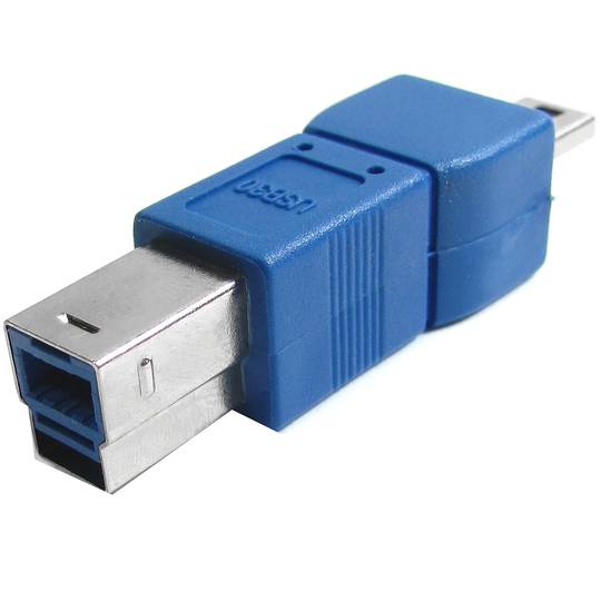 Adaptador USB 3.0 a USB 2.0 (B Macho a MiniUSB 5 Pins A Macho)