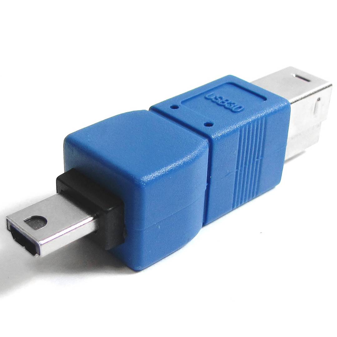 Adaptador USB 3.0 a USB 2.0 (B Macho a MiniUSB 5 Pins A Macho)