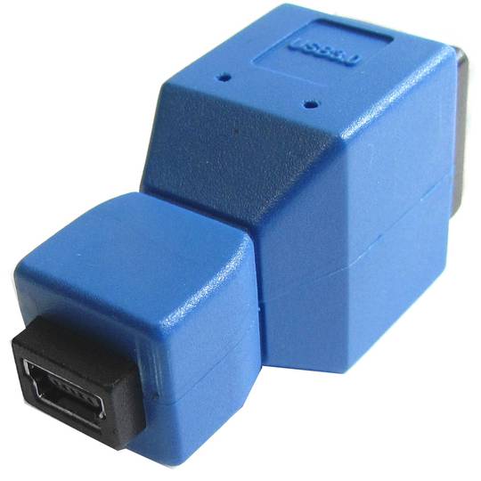 Adaptador USB 3.0 a USB 2.0 (B Femella a MiniUSB 5 Pins B Femella)