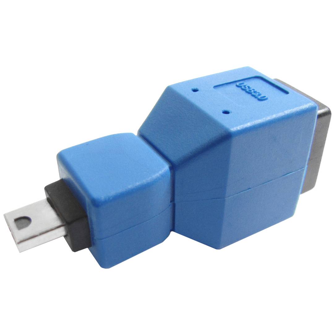 USB Adapter USB 3.0 to 2.0 (B Female to A Male Pins MiniUSB 5)