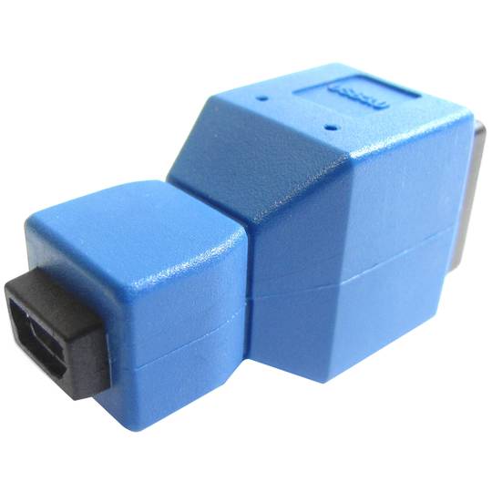 Adaptador USB 3.0 para USB 2.0 (Mini USB B 5 pinos fêmea para uma mul