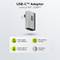 Adaptador USB 3.0 angulado (C Fêmea angulada para C Macho)