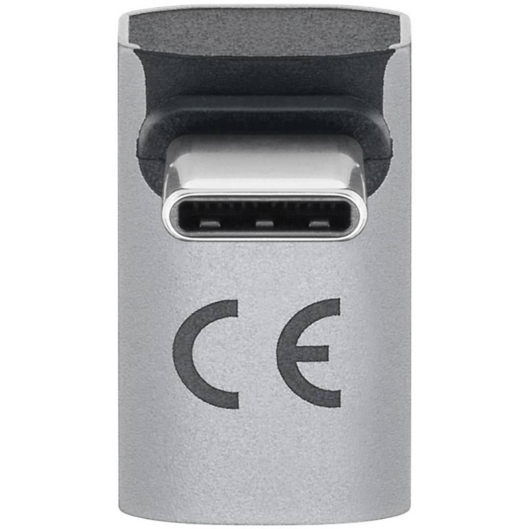 Adaptador USB 3.0 angulado (C Fêmea angulada para C Macho)