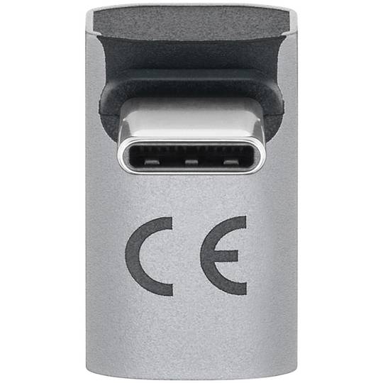 Adaptador USB 3.0 angulado (C Fêmea angulada para C Macho)