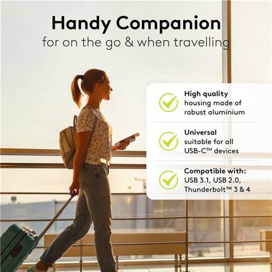 Adaptador acodado USB 3.0 (C Hembra acodado a C Macho)