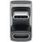 Adaptador corbat 180º USB-C 3.0 (C mascle a C femella)