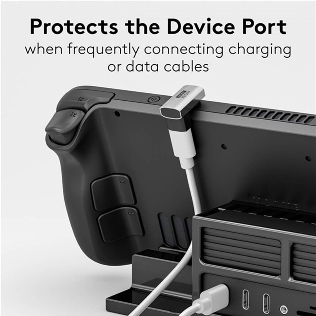 Adaptador corbat 180º USB-C 3.0 (C mascle a C femella)