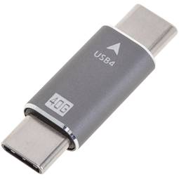 Adaptador USB 4.0 tipus C mascle a tipus C mascle