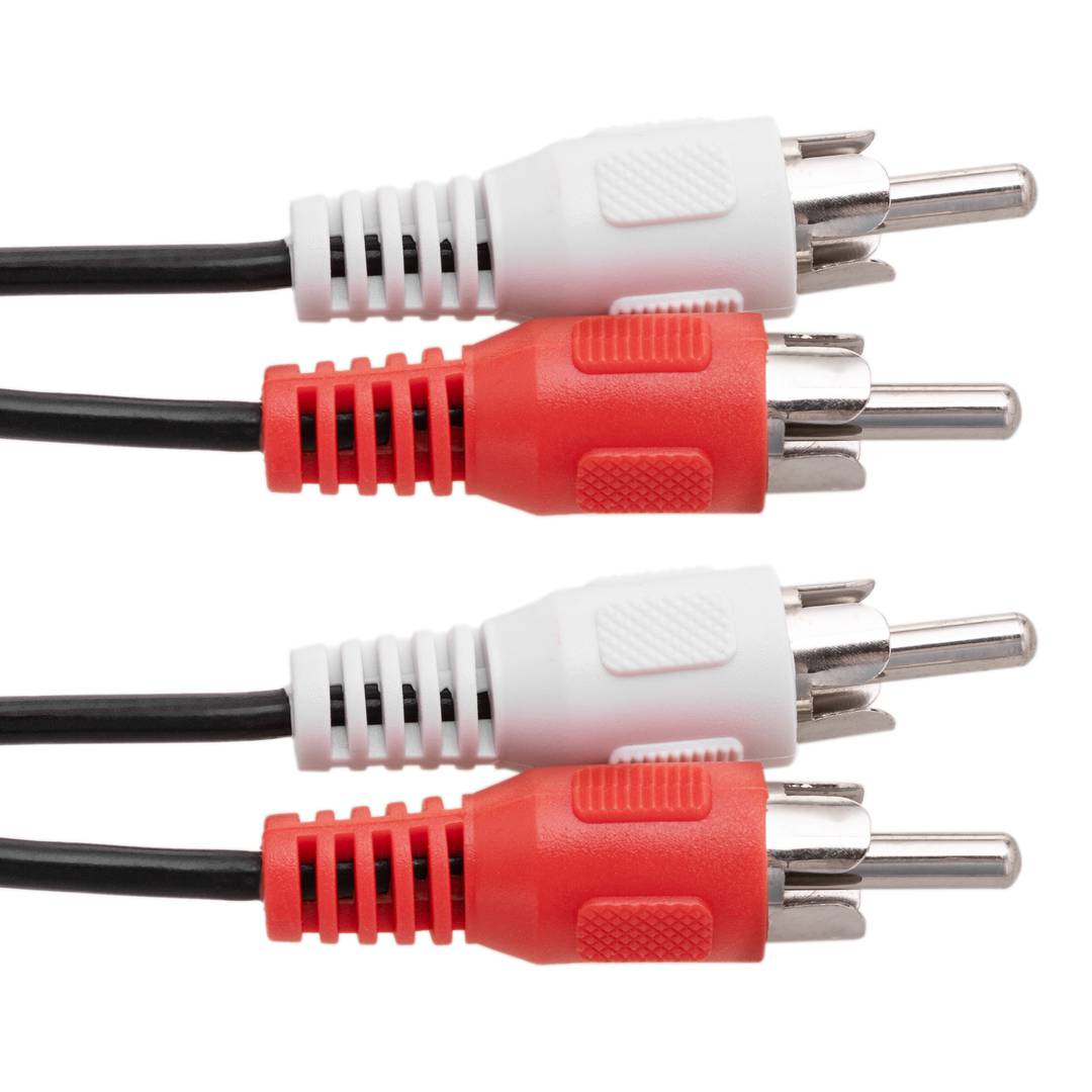 1 m stereo audiokabel (2xRCA-M / M)