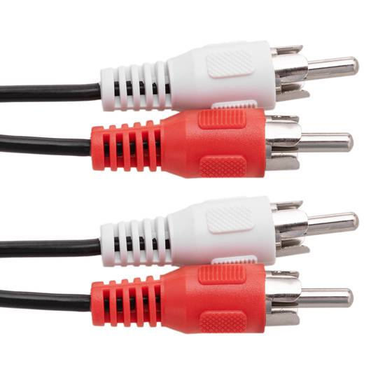 1 m stereo audiokabel (2xRCA-M / M)