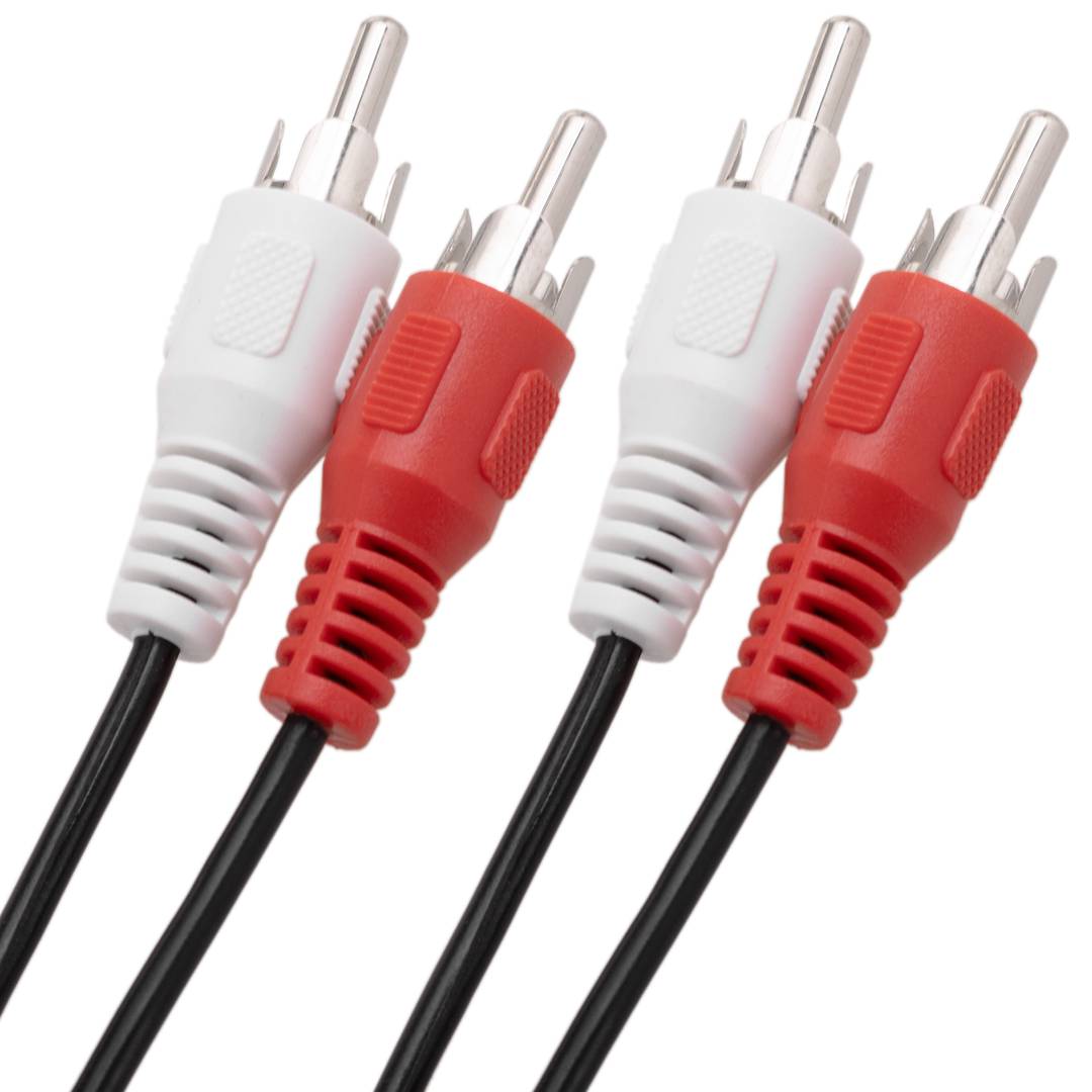 1 m stereo audiokabel (2xRCA-M / M)