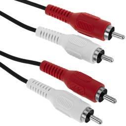 2 m stereo audiokabel (2xRCA-M / M)