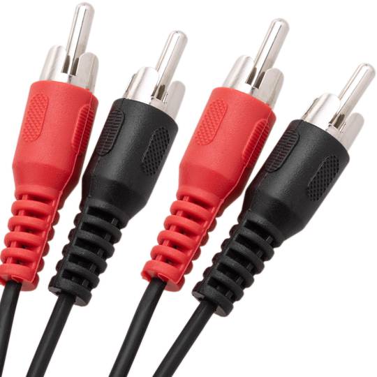 5 m stereo audiokabel (2xRCA-M / M)