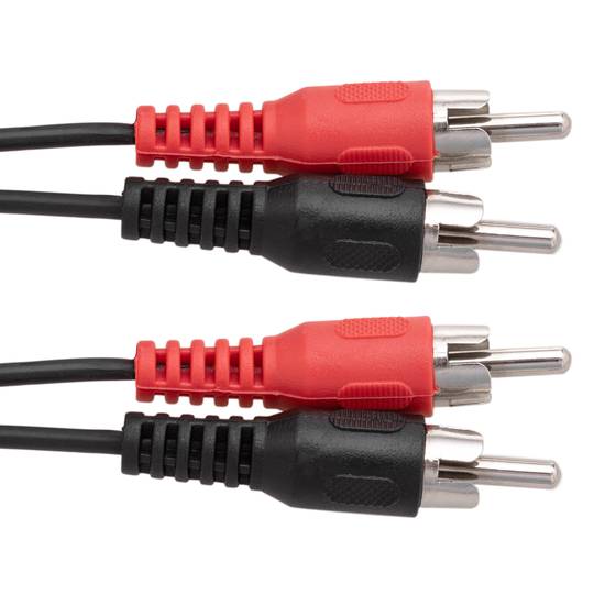 10 m stereo audiokabel (2xRCA-M / M)