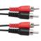 10 m stereo audiokabel (2xRCA-M / M)