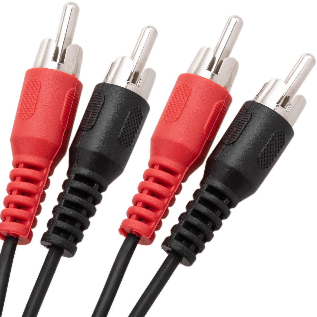 10 m stereo audiokabel (2xRCA-M / M)