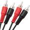 10 m stereo audiokabel (2xRCA-M / M)