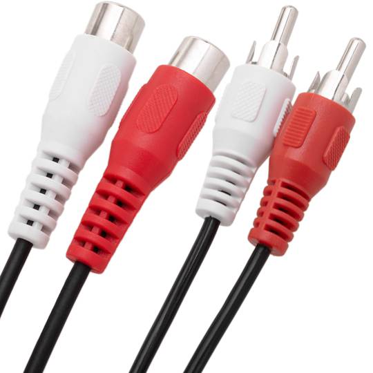 3m Stereo-Audio-Kabel (2 x RCA-M/H)