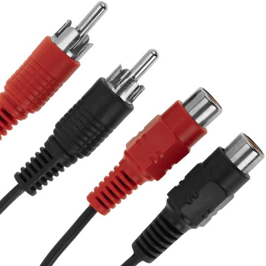 5m Stereo-Audio-Kabel (2 x RCA-M/H)