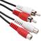 Stereo-Audio-Kabel 10m (2 x RCA-M/H)