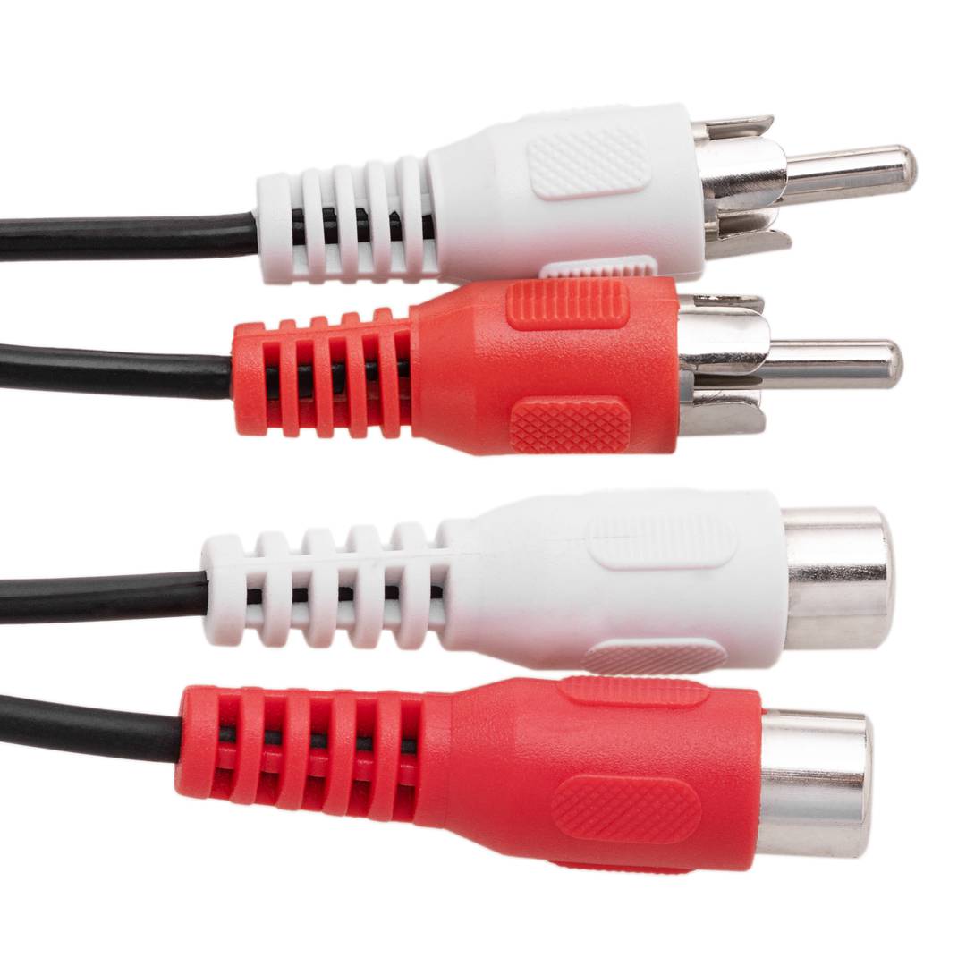 Stereo-Audio-Kabel 10m (2 x RCA-M/H)