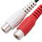 Stereo-Audio-Kabel 10m (2 x RCA-M/H)