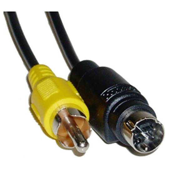 S-VHS-Kabel 3m (MiniDIN7-M/RCA-M)