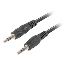 Câble stéréo Lanberg de 1,2 m avec une fiche jack 3,5 mm vers une fiche jack 3,5 mm