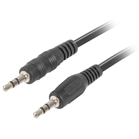 Lanberg 2 m Stereokabel mit 3,5 mm Klinkenstecker auf 3,5 mm Klinkenstecker