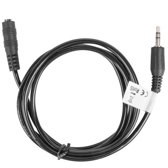 Lanberg 1,5 m Stereokabel mit einem 3,5 mm Klinkenstecker auf eine 3,5 mm Klinkenbuchse